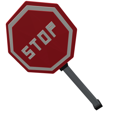 Blocky Stop Sign Roblox item