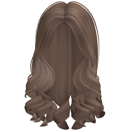 Girly Curled Cute Hair (Brown) thumbnail