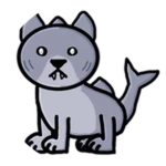 Shark Doggo Roblox badge thumbnail
