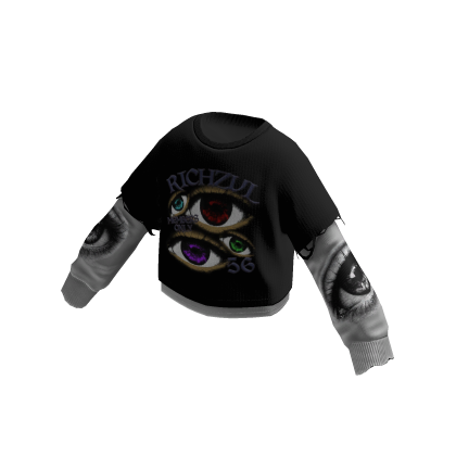 MJ - Double Longsleeve Black Eyes thumbnail