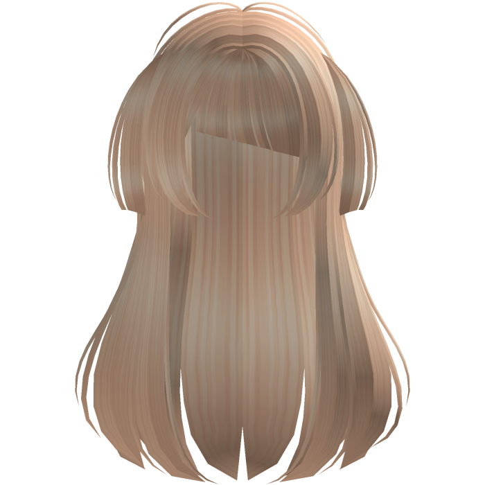 Blonde Long Doll Hair with Mini Pigtails