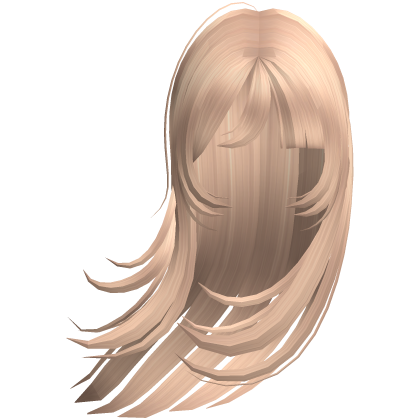 ꒰Blonde Windy Wavy Flowy Cute Long Anime Hair꒱ Roblox item