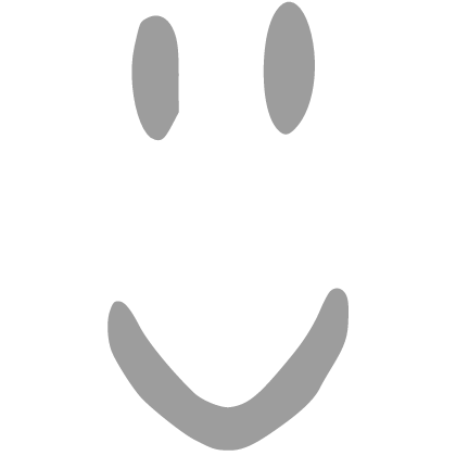 White Classic Face Cover Roblox item