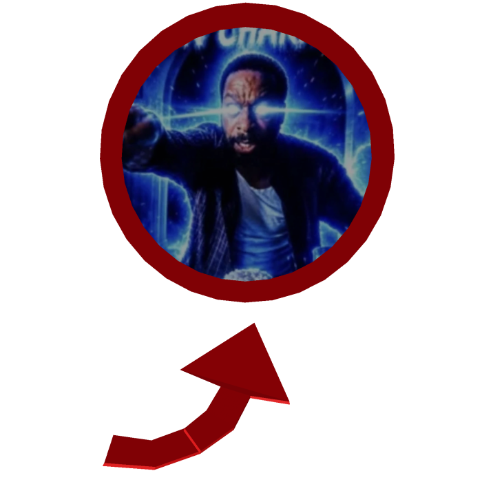 Clark Stay in Character Cape Red Circle Backrooms