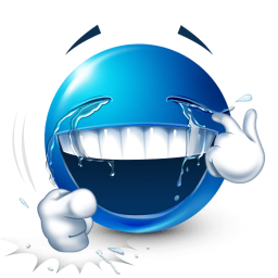 Run from blue emoji balls