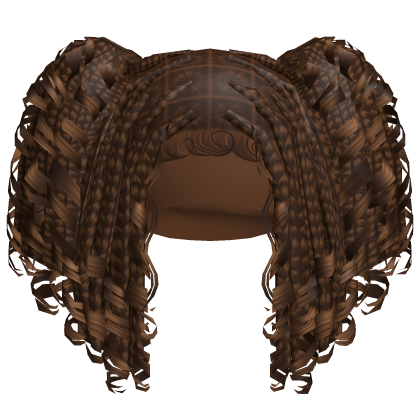 ☆ | Brown Boho Braid Pigtails Roblox item