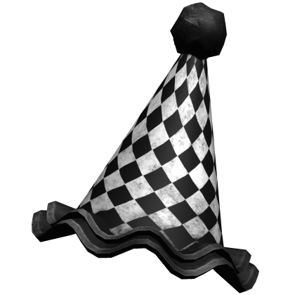 White Halloween Party Clown Hat Roblox item