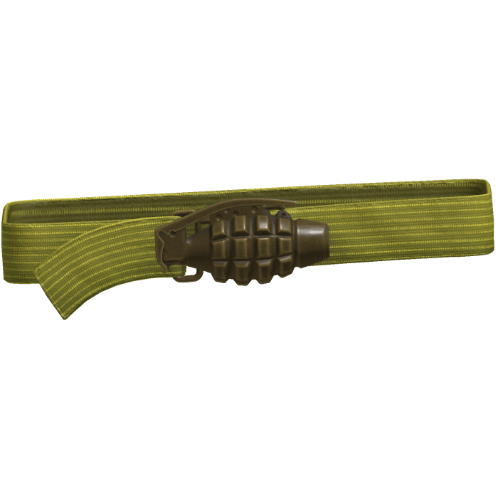 Y2k Grunge Grenade Belt Yellow 1.0