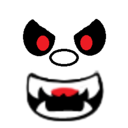 scary face Roblox decal
