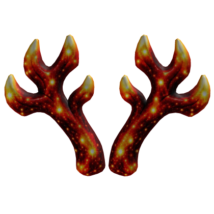 Crimson molten monster antlers