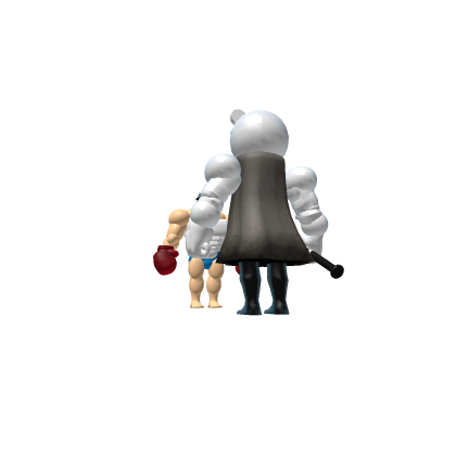BUFF MAN AND PIGGY