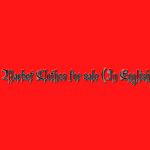 Market Clothes for sale (In English)