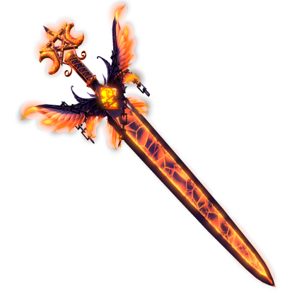 Emissive  Whispery Hellstar Sword