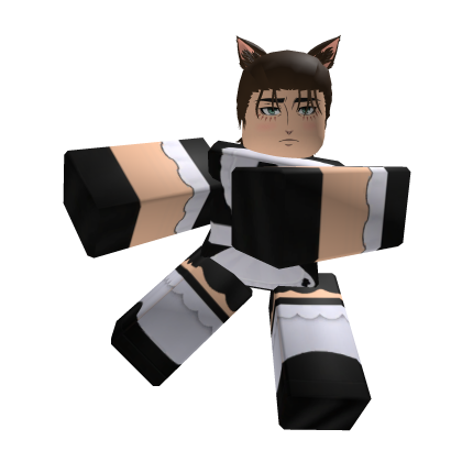 Eren Maid Cat Boy Back Companion