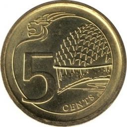 Singapore 5 Cent - 3rd series