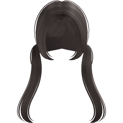 𑣲 cute grey brown pigtails Roblox item