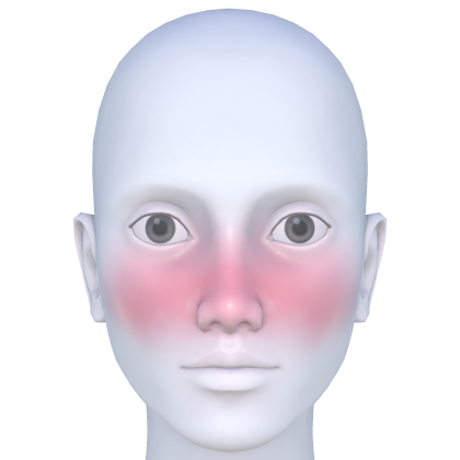 Shy Kawaii Face V2 Roblox catalog item