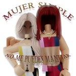 mujer simple