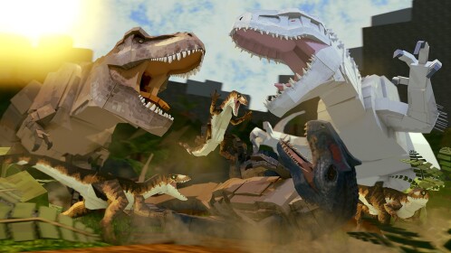 [Crest and Sails] Jurassic Blocky