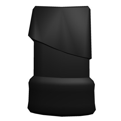Right Pure Black Bulky Coat Sleeve