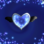 A blue heart