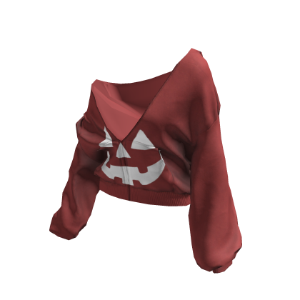 🎃 Halloween Pullover Baggy Hoodie Red