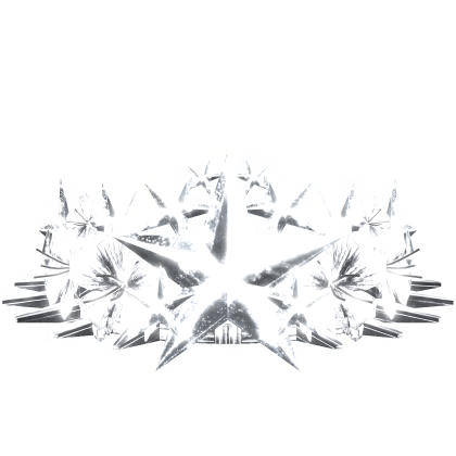 [🌟 Glow] Star Spiked White Sakura Crown