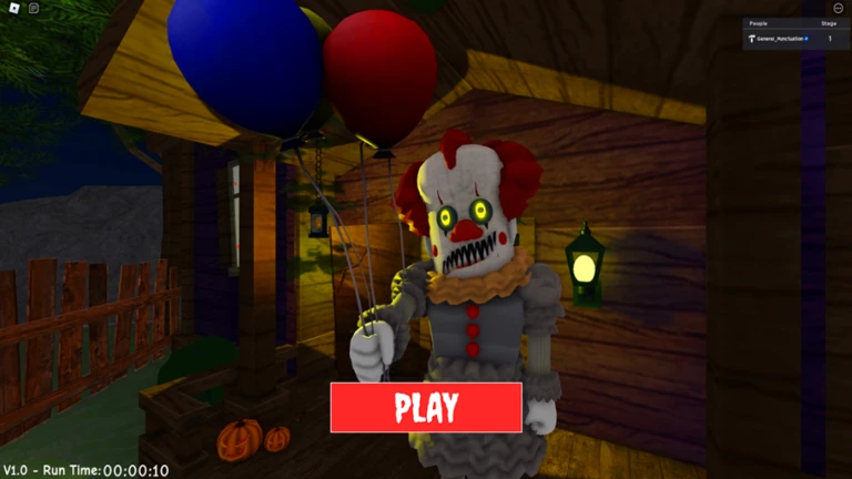 Escapa De Pennywise S Mansion Obby Scary Obby Roblox