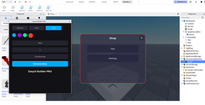 EasyUI Builder PRO – Modern Menu Generator v 1.0 preview 1