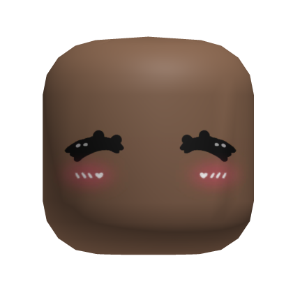 ୨୧ | super happy kawaii shy blush face Roblox item