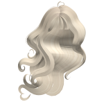 Blonde Windy Hair