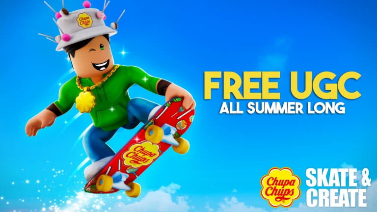 [⏰FREE UGC] Chupa Chups Skate & Create 🍭
