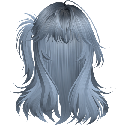 Sky Blue Lush Half Up Hair Roblox item