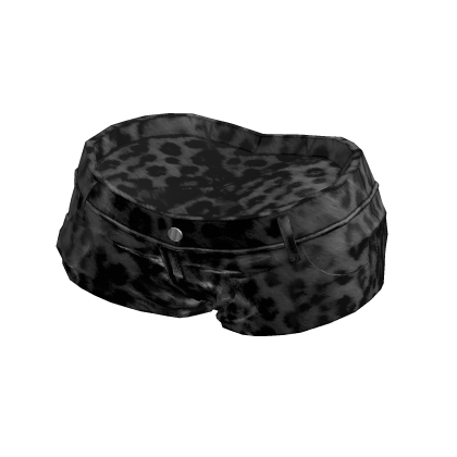 black leopard shorts thumbnail