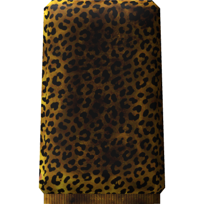 Orange Leopard Y2K Zip Sleeve ( Right ) Roblox item