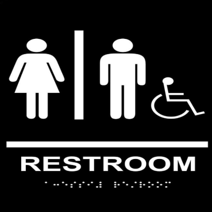Bathroom Sign Roblox decal