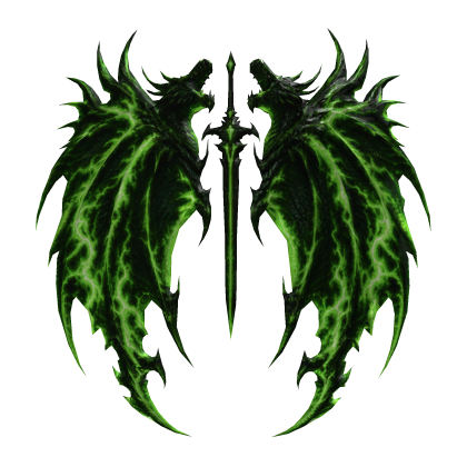 Green Wings Roblox item