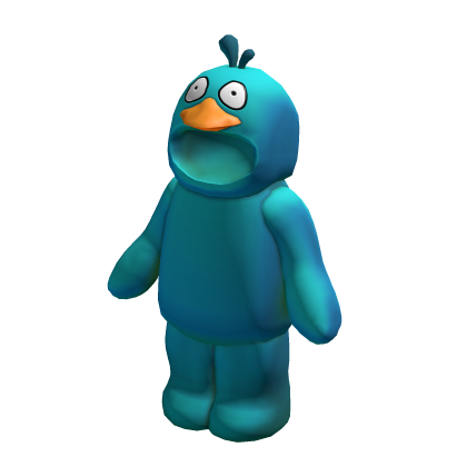 Cyan Terrified Duck Bodysuit thumbnail
