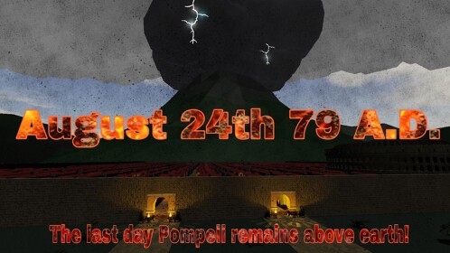 Vesuvies 79 AD Eruption Simulation Remastered