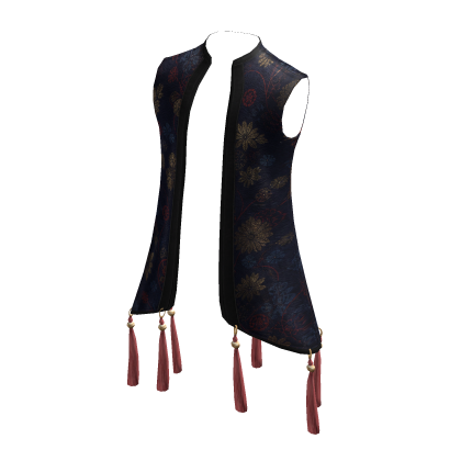 Blue Floral Robe Dress thumbnail