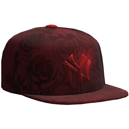 Red Rose NY Sidewept Fitted Cap Roblox item