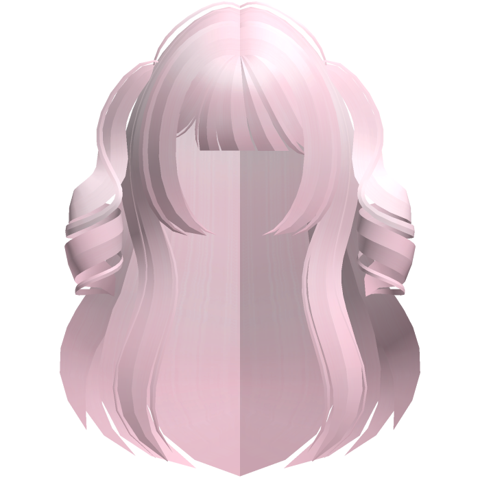 princess long straight hime curly pink