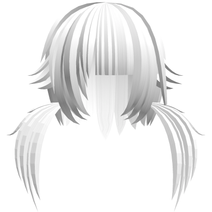 (=XᆺX=) soft scene neko pigtails in white Roblox item