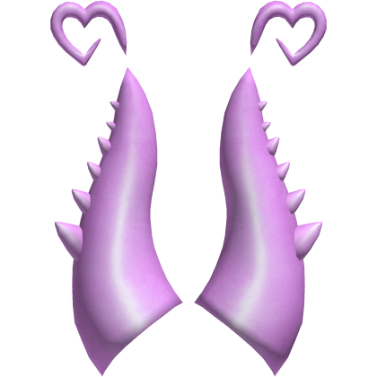 Lilac / Light Purple Candle of Pwnage Horns Add-On Roblox item