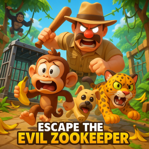 (😨) Escape Evil ZooKeeper! (Obby)