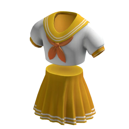 Yellow skirt outfit roblox outlet