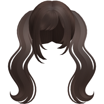 brown long wavy moe dolly pigtails