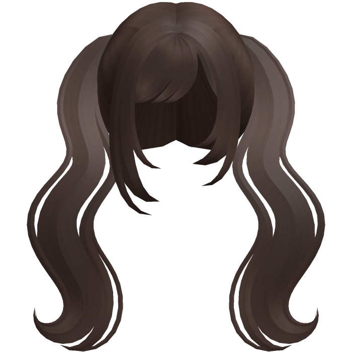 brown long wavy moe dolly pigtails