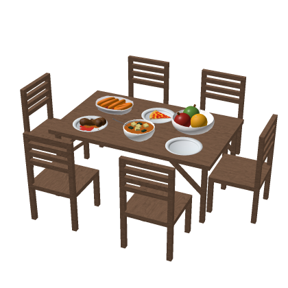 Table whit food / decoration for house/restaurant