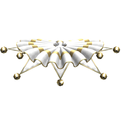 White Gold Circus Jesters Capelet 